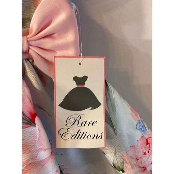 Rare edition 2t formal dress new light blue pink rn#18854 NEW - Picture 5 of 7
